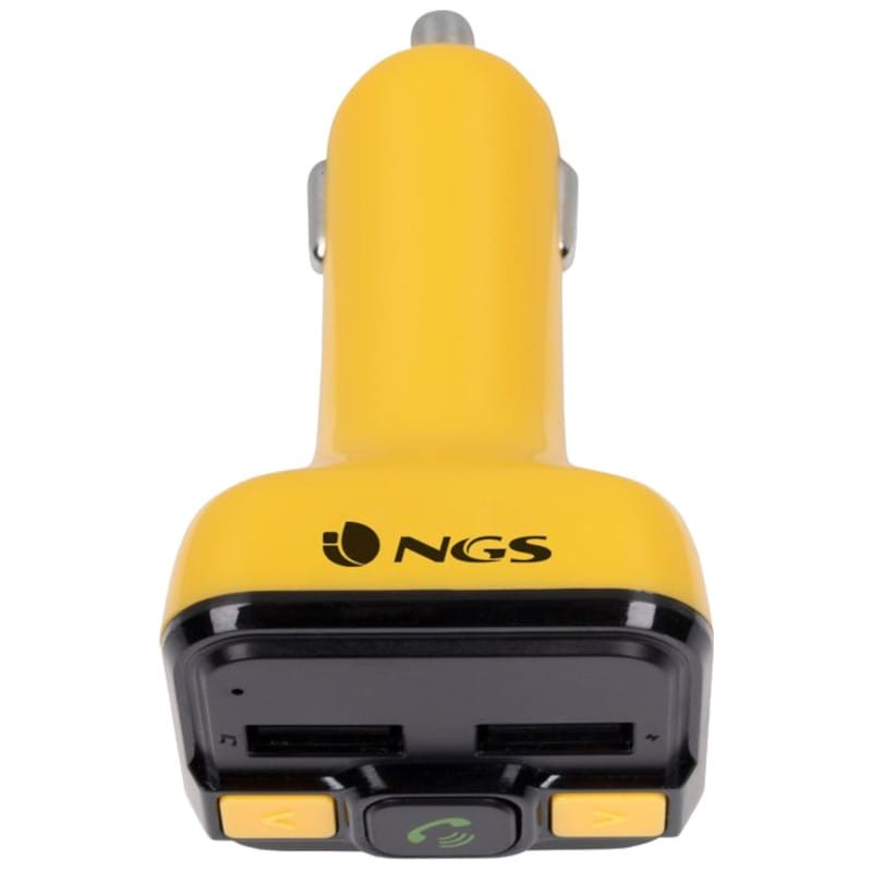 NGS Spark BT Curry LED Bluetooth MicroSD Amarillo - Transmisor FM para coches - Ítem