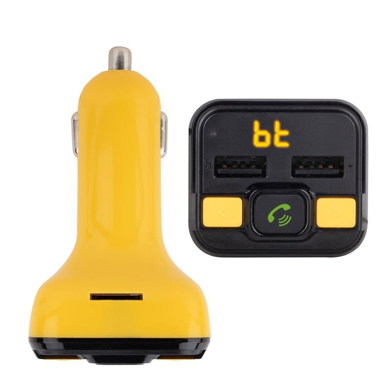 NGS Spark BT Curry LED Bluetooth MicroSD Amarillo - Transmisor FM para coches - Ítem2