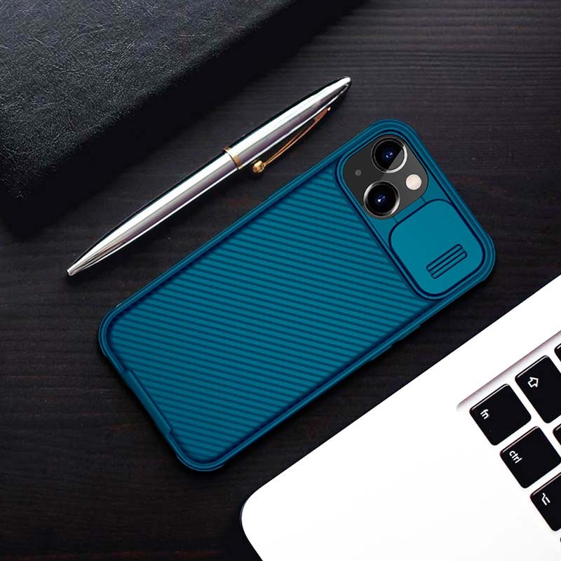 Nillkin Funda CamShield Pro iPhone 13 Azul - Ítem5