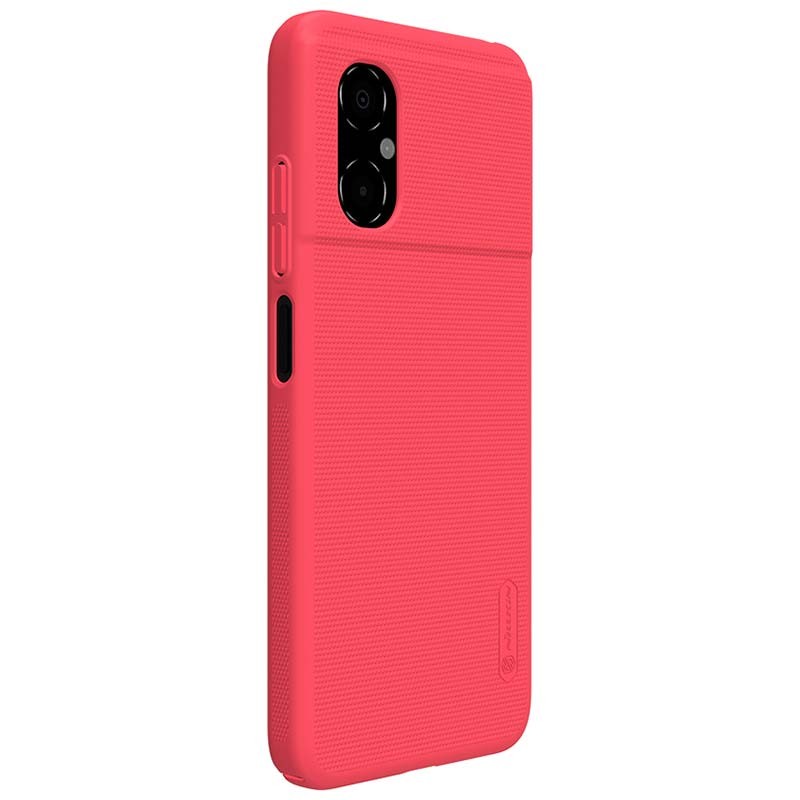 Nillkin Coque en caoutchouc Frosted Xiaomi Poco M4 5G Rouge - Ítem1