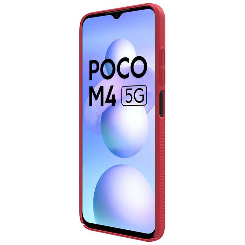 Nillkin Coque en caoutchouc Frosted Xiaomi Poco M4 5G Rouge - Ítem4