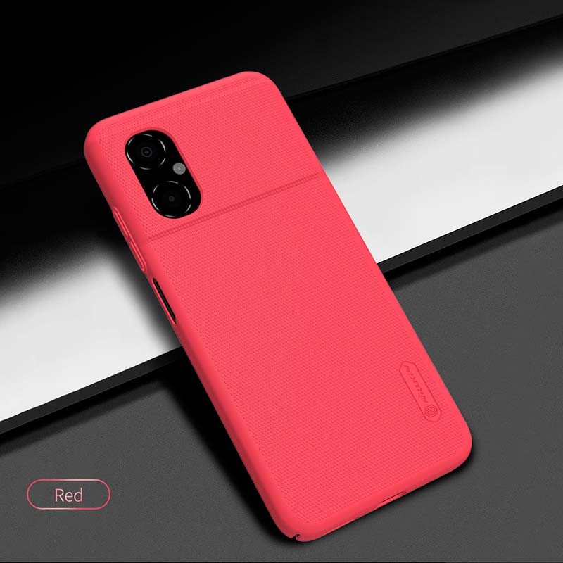 Nillkin Coque en caoutchouc Frosted Xiaomi Poco M4 5G Rouge - Ítem5