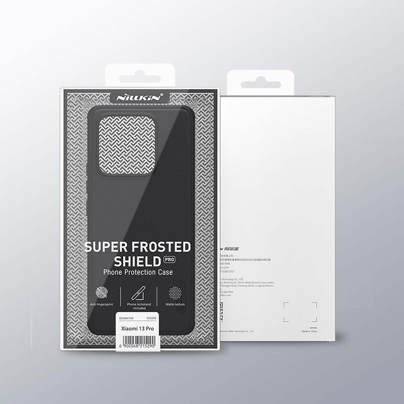 Nillkin Coque en caoutchouc Frosted Pro Xiaomi 13 Pro Noir - Ítem7