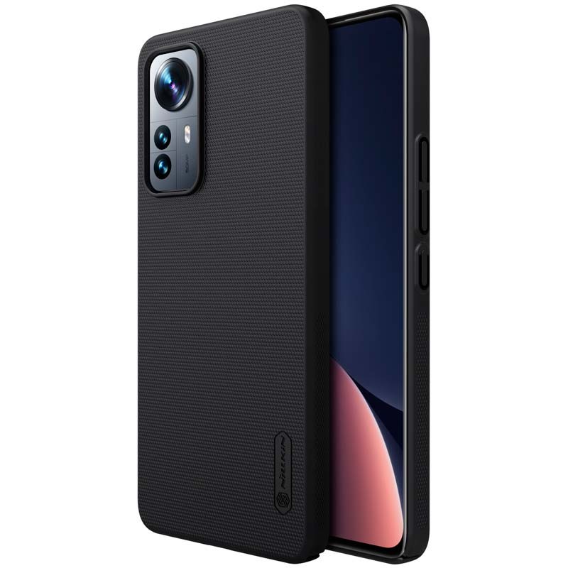 Funda de goma Frosted de Nillkin para Xiaomi 12 Lite Negro - Ítem4