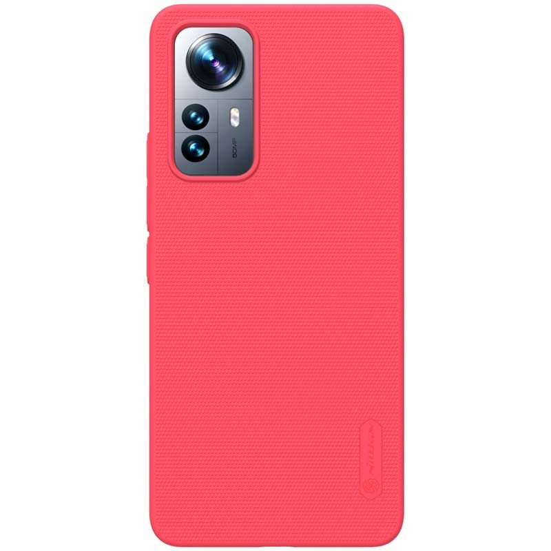 Funda de goma Frosted de Nillkin para Xiaomi 12 Lite Rojo - Ítem