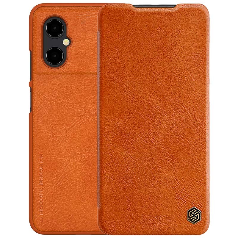 Nillkin Funda de cuero Qin Xiaomi Poco M4 5G Marrón - Ítem