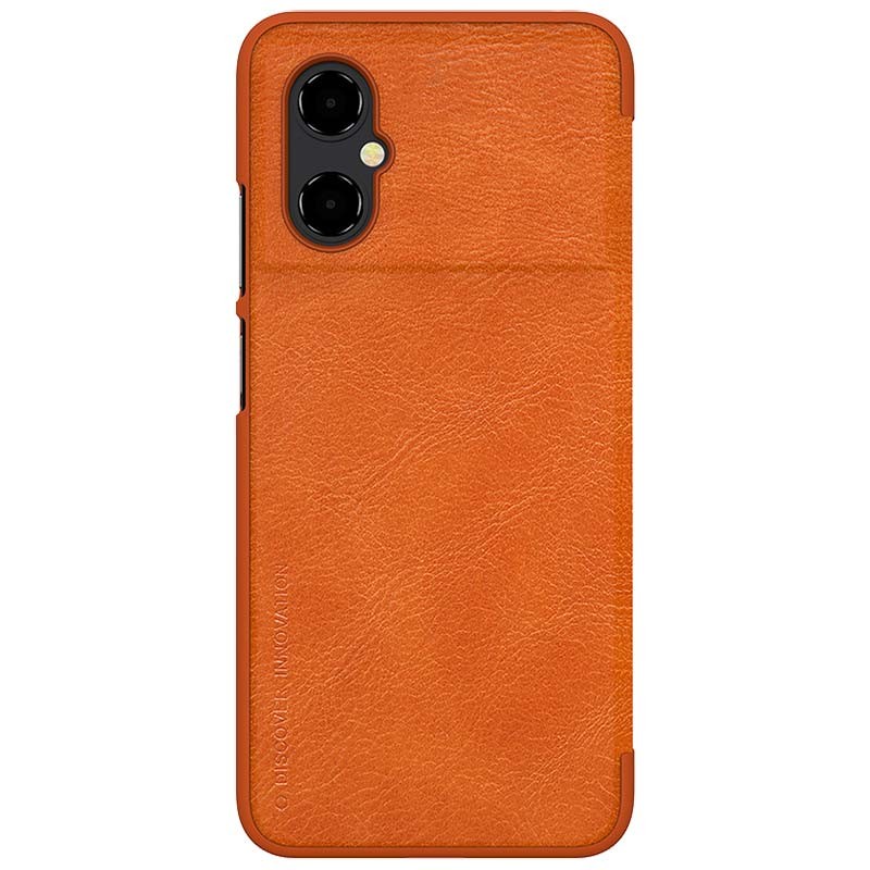 Nillkin Funda de cuero Qin Xiaomi Poco M4 5G Marrón - Ítem2