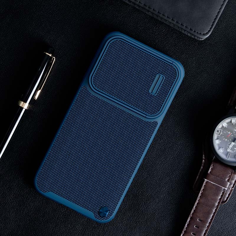 Nillkin Coque en nylon Textured S Xiaomi 12T / 12T Pro Bleu - Ítem5