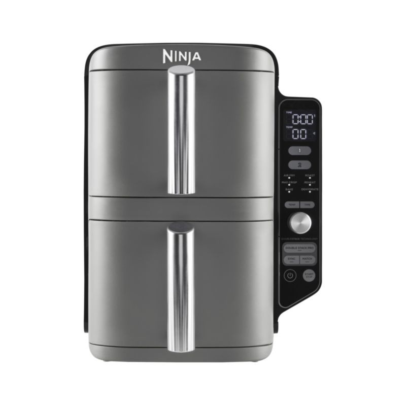 Ninja SL400EU Fritadeira Dupla Vertical 9.5L Preto/Cinzento - Fritadeira a ar quente - Item1