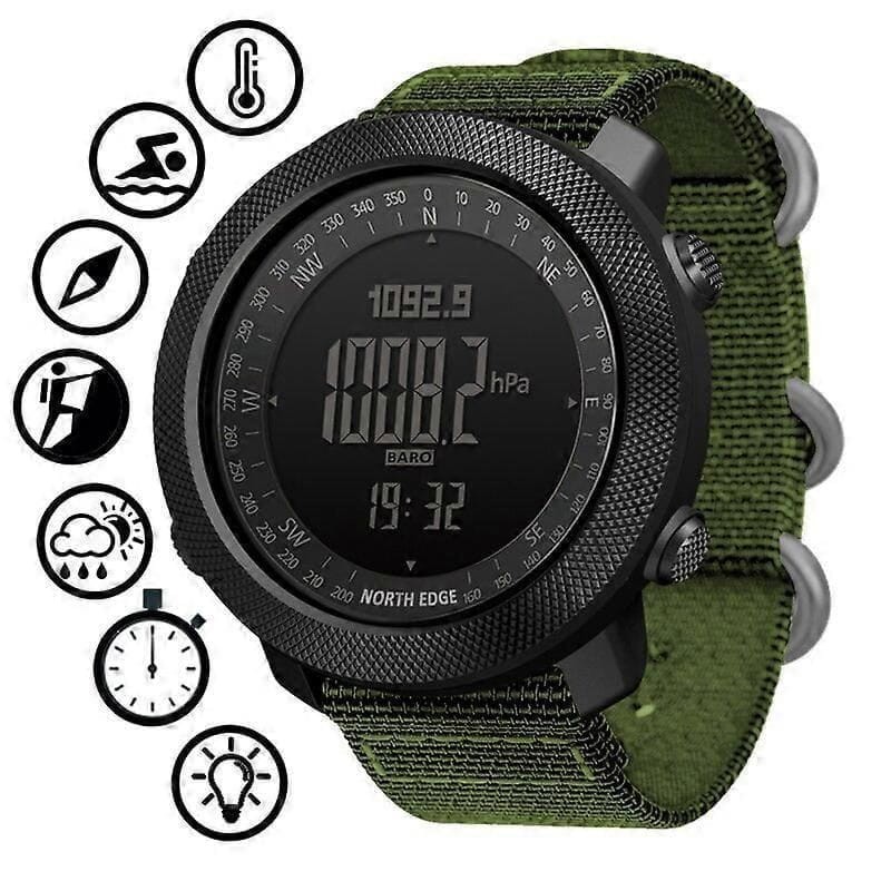 North Edge Apache avec bracelet en silicone Vert - Montre digitale - Ítem1