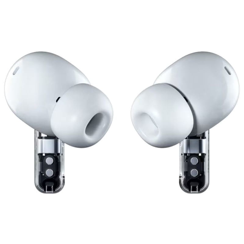 Nothing Ear 2 - Auriculares inalámbricos con cancelación activa de ruido a  40 db, Bluetooth de 5.3 pulgadas con carga inalámbrica, reproducción de 36