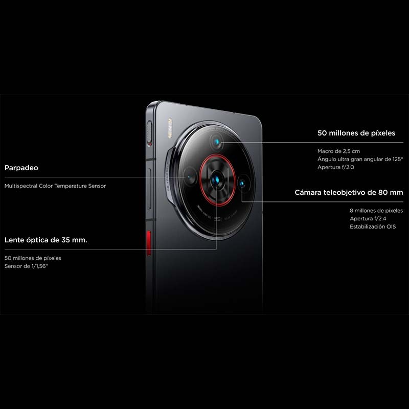 Telemóvel Nubia Z60S Pro 5G 12GB/256GB Preto - Item6