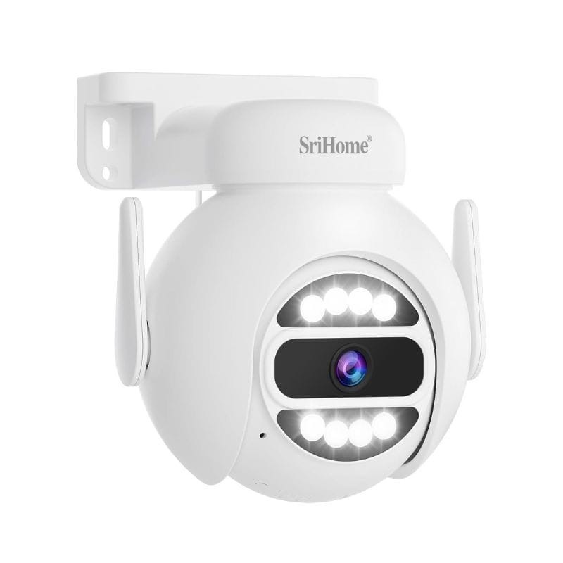 Sricam NVS010 + 4 cámara IPC047: 5MP - Detección humanoide