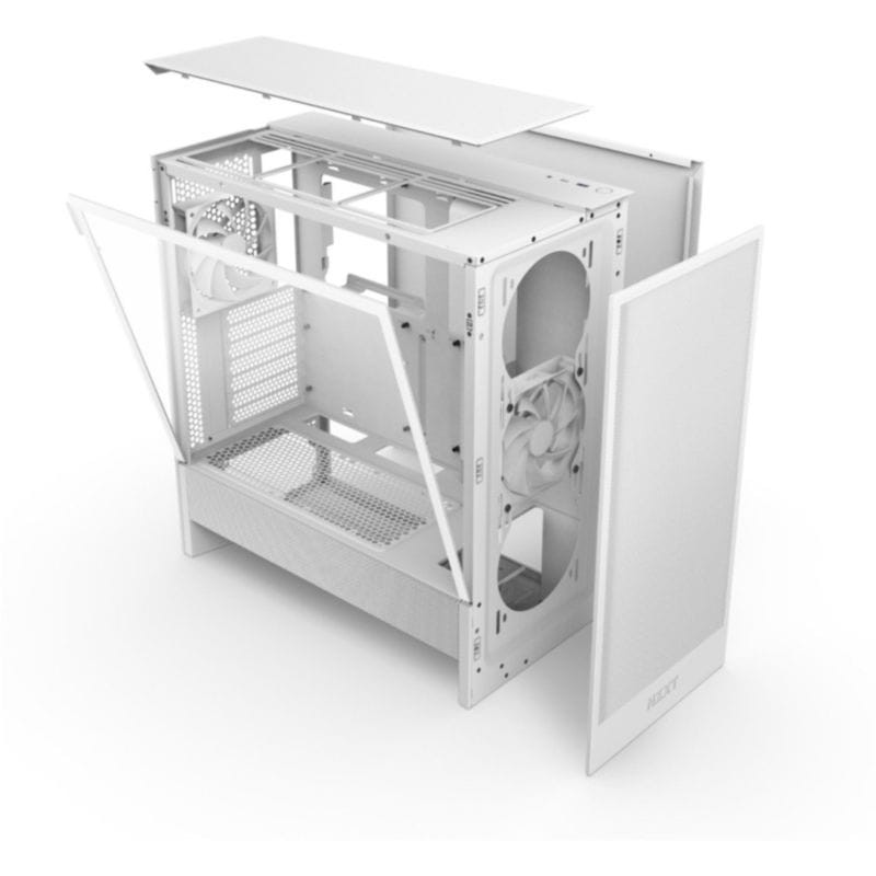 NZXT H5 FLOW (2024) Blanc - Boîtier Midi Tower - Ítem3