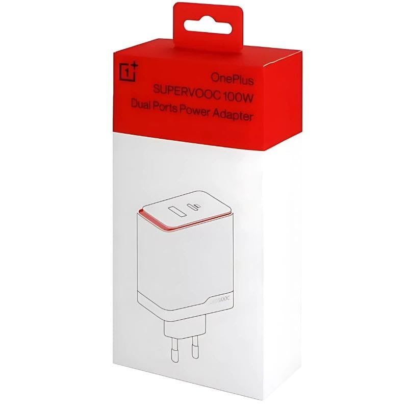 Adaptador de corrente OnePlus SUPERVOOC 100W Duas Portas Branco - Item5