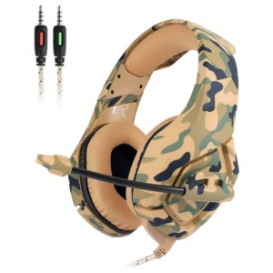 ONIKUMA K1B Amarillo Camuflaje - Auriculares Gaming