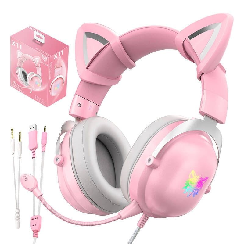 ONIKUMA X11 Rosa - Auriculares Gamer - Ítem4