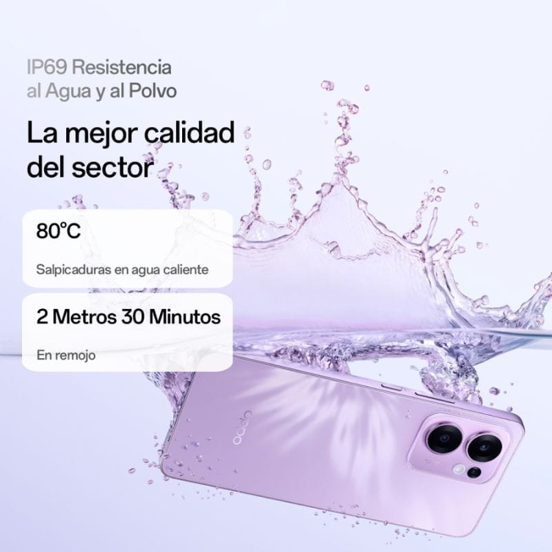 Oppo Reno13 FS 5G 12Go/512Go Plume Purple- Téléphone Mobile - Ítem1