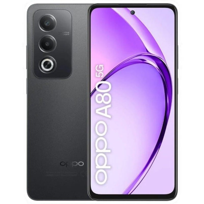 OPPO A80 5G 8GB/256GB Preto - Telemóvel - Item