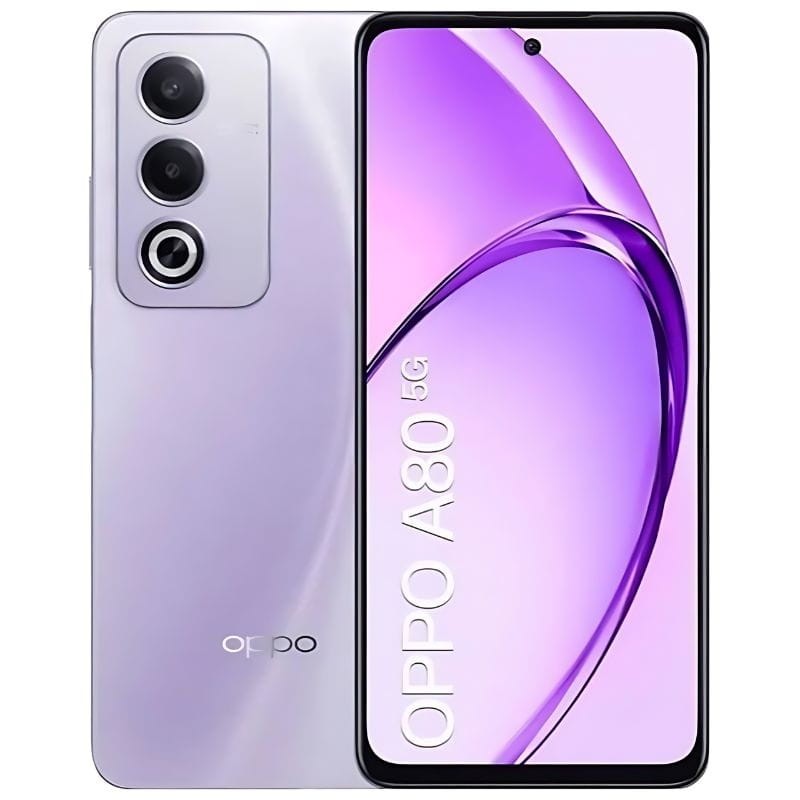 OPPO A80 5G 8GB/256GB Roxo - Telemóvel - Item