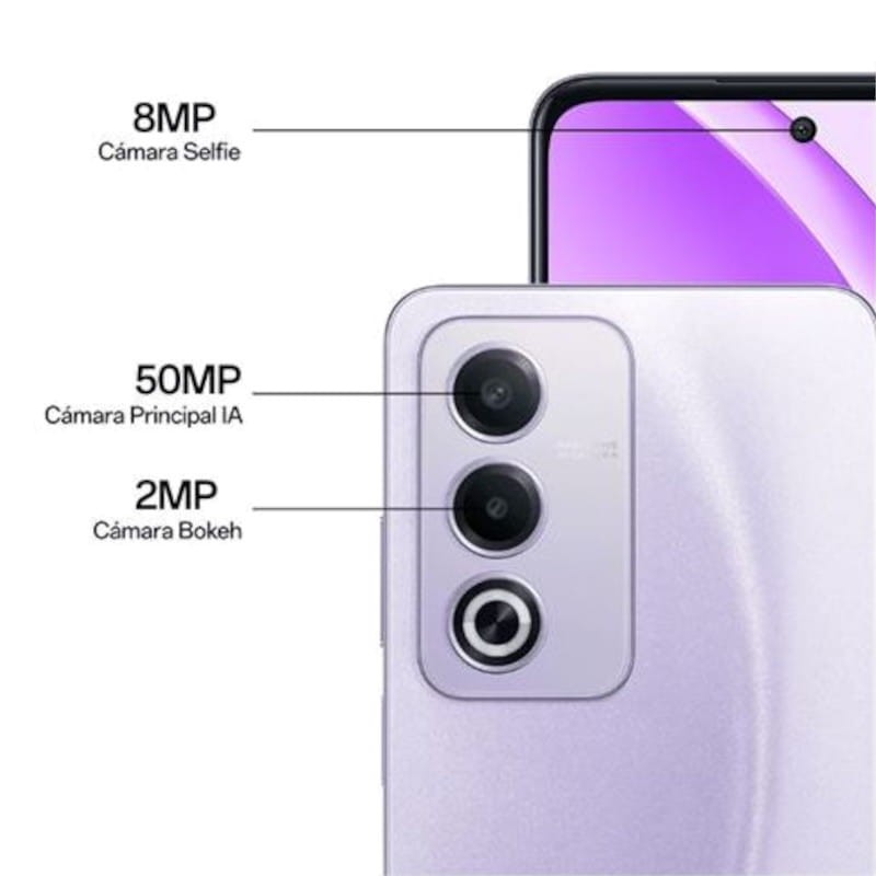 OPPO A80 5G 8GB/256GB Roxo - Telemóvel - Item10