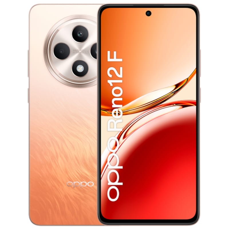 Oppo Reno12 F 4G 8GB/256GB Laranja - Telemóvel inteligente - Item