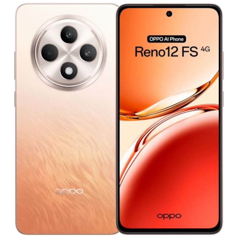 Oppo Reno12 FS 4G 8GB/512GB Naranja - Teléfono móvil - Ítem