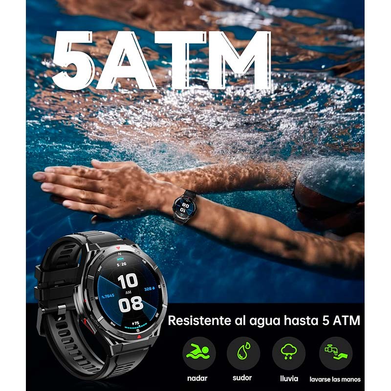 Reloj Inteligente Oukitel BT12 Negro - Ítem5