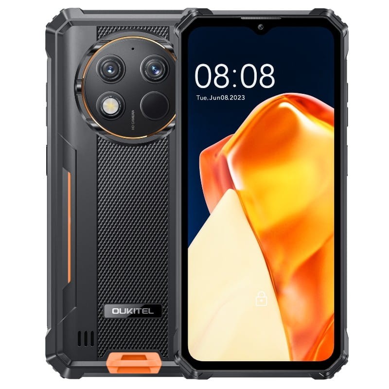 Oukitel G1 6GB/256GB Naranja - Teléfono Móvil Rugged - Ítem