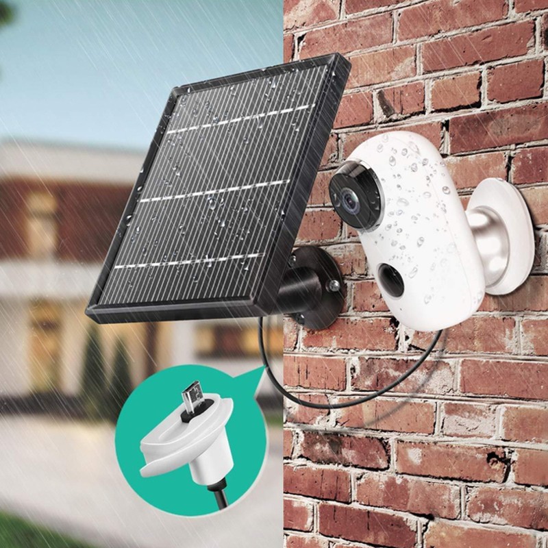 solar panel camera