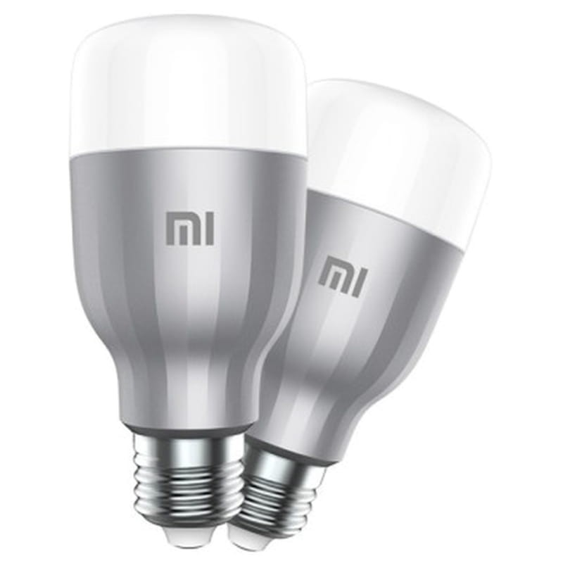 Xiaomi Mi Smart LED Bulb (blanco y color) 2-pack Bombilla Inteligente 10W  E27 800lm 