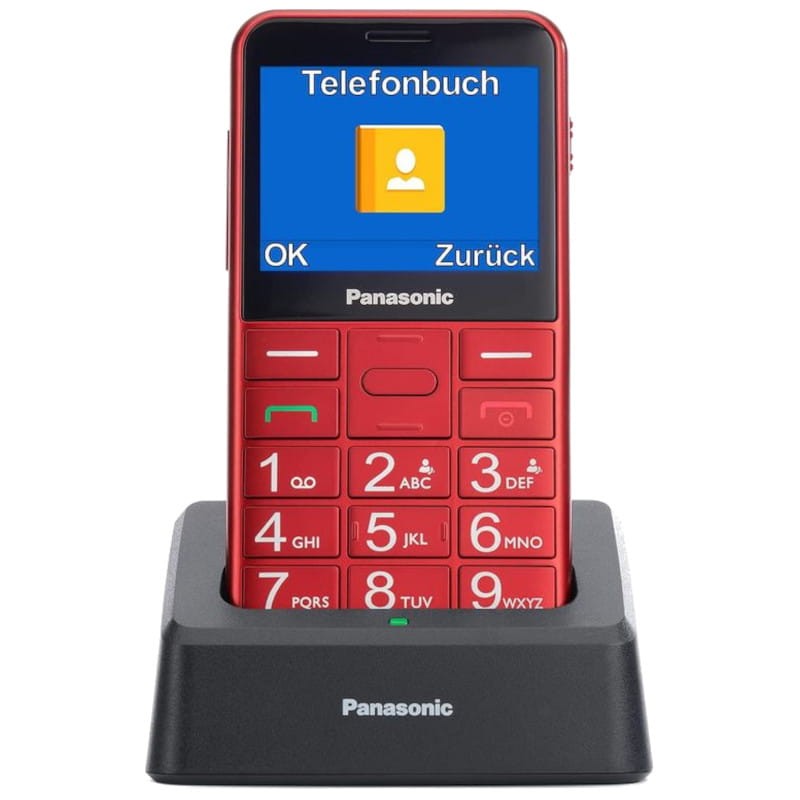 Panasonic KX-TU155EXRN Rouge - Téléphone portable pour seniors - Ítem