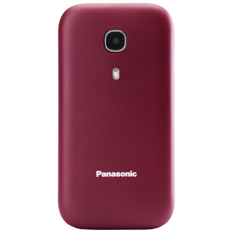 Panasonic KX-TU400EXR Rojo Granate - Teléfono Móvil para Personas Mayores - Ítem1