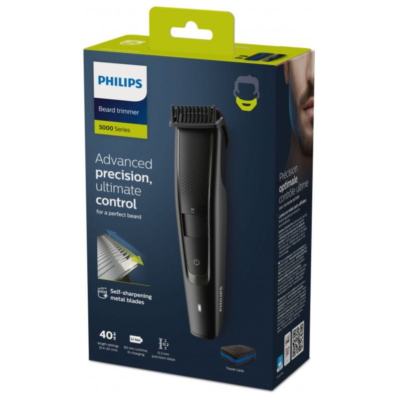 Máquina de barbear Philips Beardtrimmer Series 5000 BT5515/70 Wet/Dry Preto - Item4