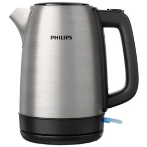 bouilloire électrique de 1,5L métal 2200W gris noir Philips 