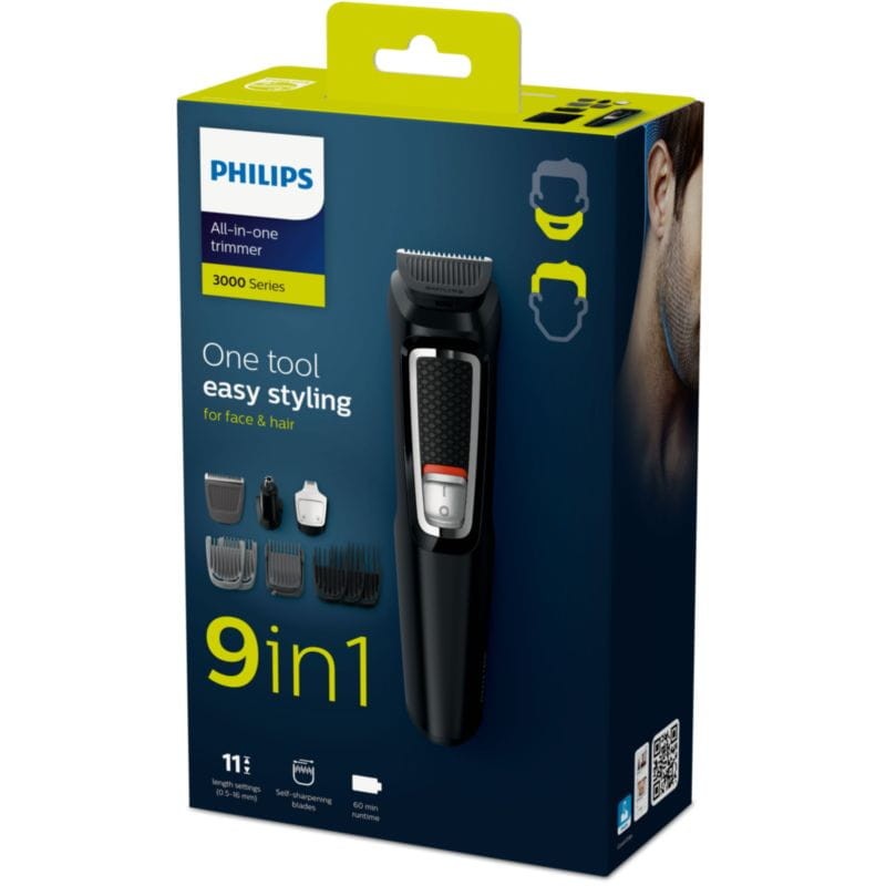 Philips MULTIGROOM Series 3000 MG3740/15 Negro - Cortapelos - Ítem4