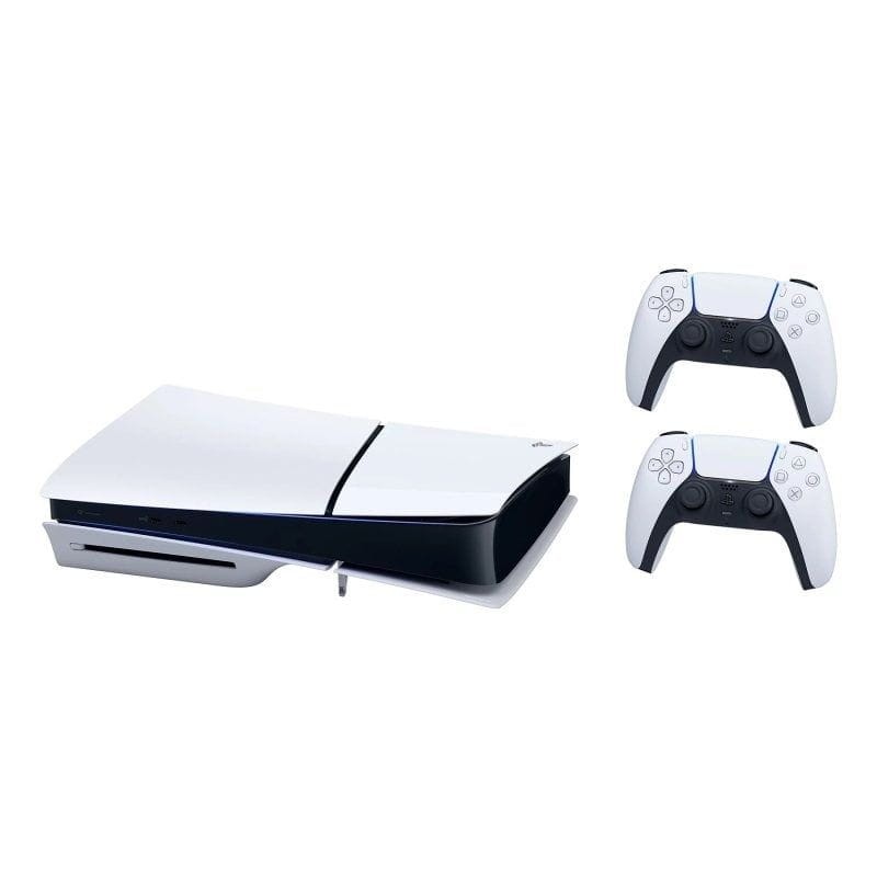 Sony PlayStation 5 Slim 1 To + 2 manettes DualSense Blanc - Console Sony - Ítem2