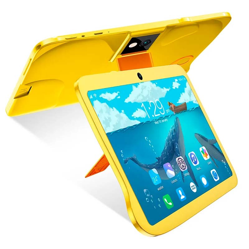 Tablet para crianças Powerbasics Q8C2-2 Amarelo - Item1