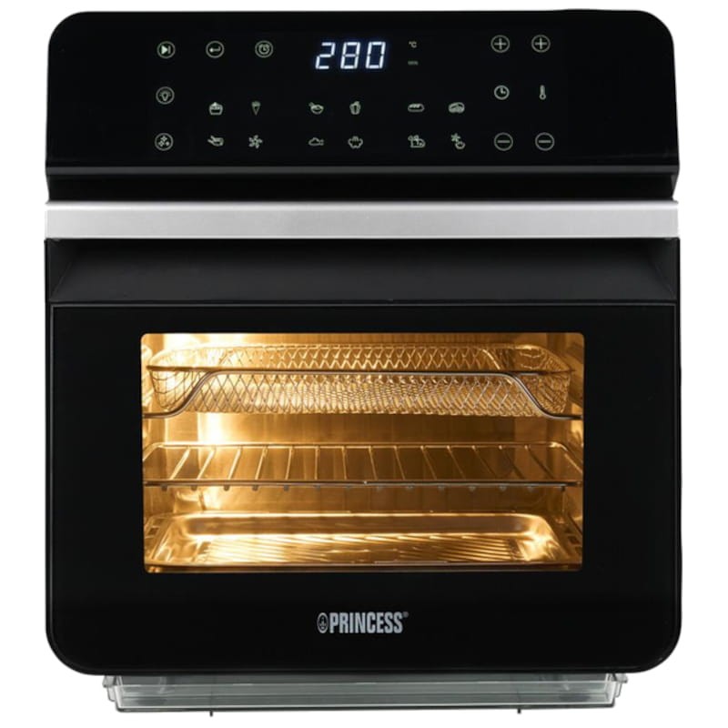 Princess 01.182085.01.001 Forno a vapor 1550W 10 L Preto - Fritadeira de ar - Item