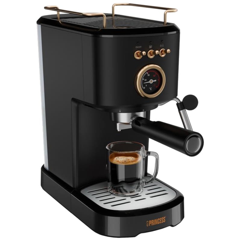 Princess 249417 1,2 Litre Noir - Cafetière expresso semi-automatique - Ítem1