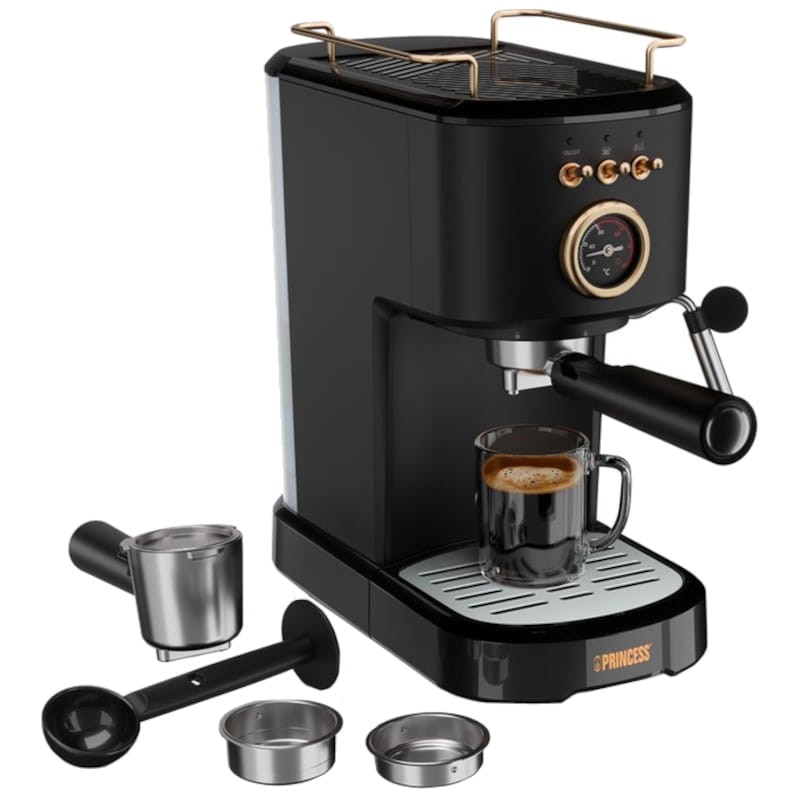 Princess 249417 1,2 Litre Noir - Cafetière expresso semi-automatique - Ítem2