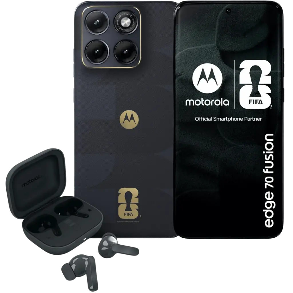 Motorola Edge 70 Fusion 5G 8GB/256GB Pantone Silhouette Edición FIFA 6,78 pulgadas 144Hz 50MP 68W NFC + Buds Bass