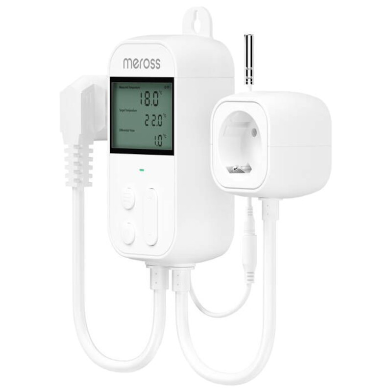 Meross MTS960HK Homekit Branco - Termóstato com fios - Item