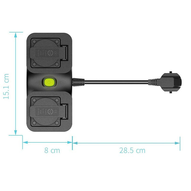 Meross MSS620HK WiFi HomeKit Azul - Tomada eléctrica para exterior - Item4