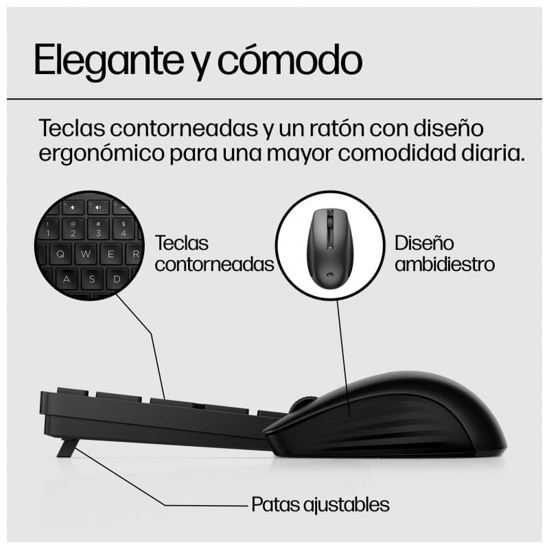 Kit teclado + ratón HP inalámbricos Combo 650 - Ítem3