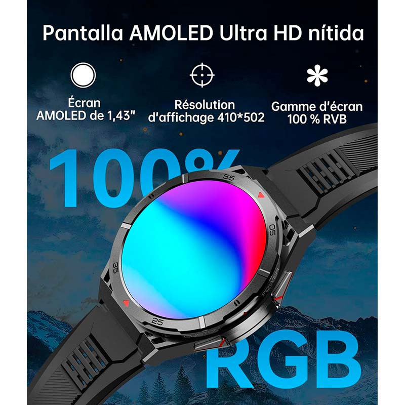 Reloj Inteligente Oukitel BT12 Gris - Ítem2