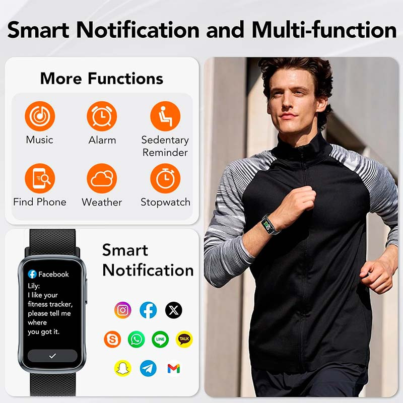 Smartwatch Oukitel V1 Preto - Item2