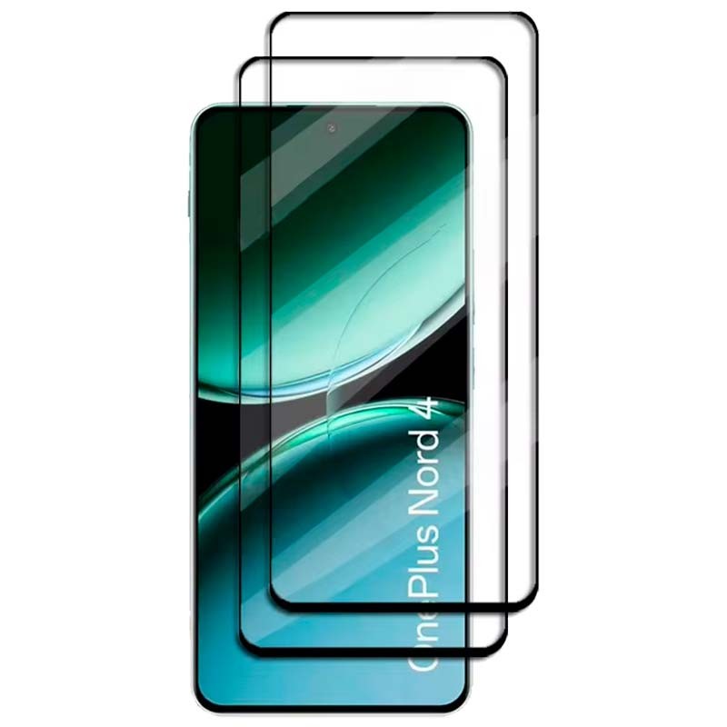 Pack x2 Película de ecrã de vidro temperado Oneplus Nord 4 5G Full Screen 3D - Item