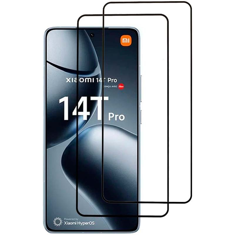 Pack x2 Protecteur d'écran en verre trempé Xiaomi 14T / 14T Pro Full Screen 3D - Ítem