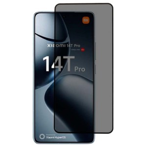 Protection d'écran en verre trempé Anti Espion Xiaomi 14T / 14T Pro